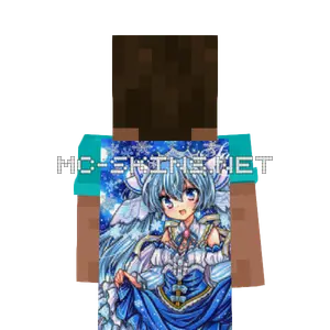 Hatsune Miku Dress cape, outside and lining