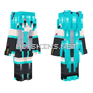 Hatsune Miku Skin Minecraft skin