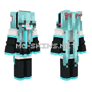 Hatsune Miku Skin Minecraft skin