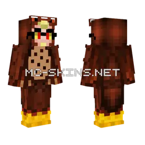 Hawk Guy Minecraft skin