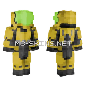 Hazmat Armor Eva Helmet Minecraft skin