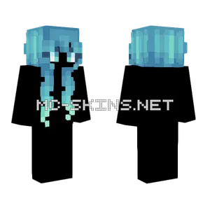 Hb Glow Squid Glowing Blue Minecraft skin