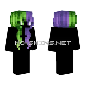 Hb Hulk Green Purple Minecraft skin