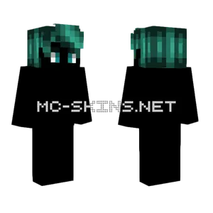 Hb Male Teal Fade Minecraft skin