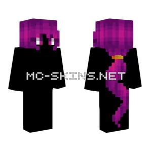Hb Neon Pink Magenta Ponytail Minecraft skin
