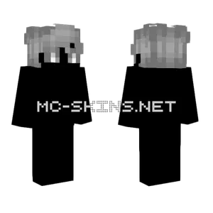 Hb Short Male Silver Minecraft skin