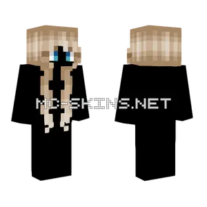 Hb Super Long Curly Blonde Minecraft skin