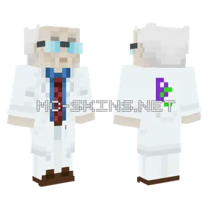 Head Scientist Minecraft skin