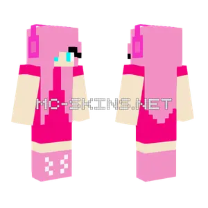 Headphones Zoey Minecraft skin