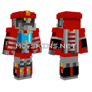 Heatwave Transformers Rescue Bots Minecraft skin