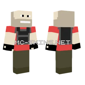 Heavy TF2 No Ammo Minecraft skin