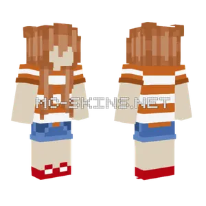 Helbie Summer Time Theme Minecraft skin