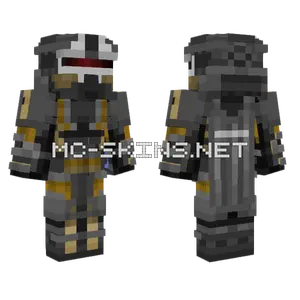 Helldiver FS 61 Dreadnought Minecraft skin