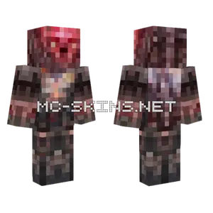 Hellish Cyborg Minecraft skin