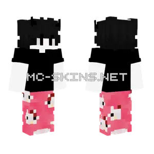 Hello Kitty Emo Minecraft skin
