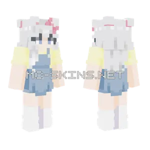 Hello Kitty Girl Minecraft skin