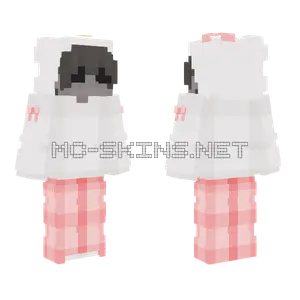 Hello Kitty Hoodie Minecraft skin