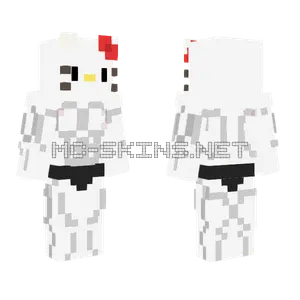 Hello Kitty Muscle Minecraft skin