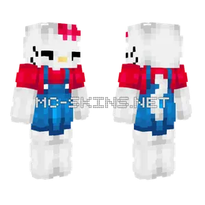 Hello Kitty Outfit 2 Minecraft skin