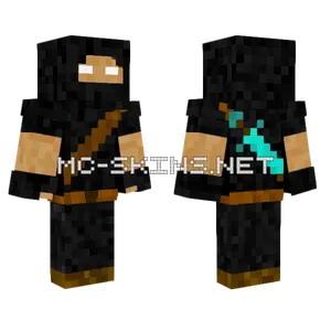 Herobrine Assassin Minecraft skin