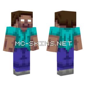 Herobrine Hive Style OG Minecraft skin