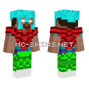 Herobrine In New Armor Minecraft skin