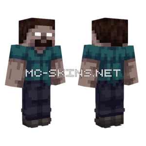 Herobrine Miner Haunt Minecraft skin