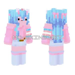 Hiivgyio Blue Hair Minecraft skin