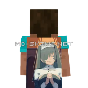 Himeno Nun cape, outside and lining