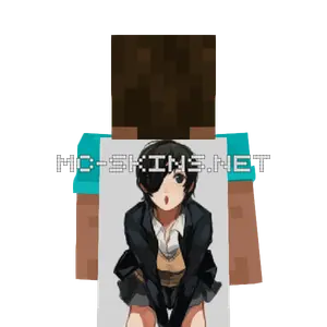 Himeno School Uniform cape, outside and lining