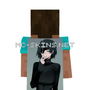 Himeno Sweater cape, outside and lining