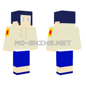 Hinata Blue Outfit Minecraft skin