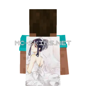 Hinata Hyuga cape, outside and lining
