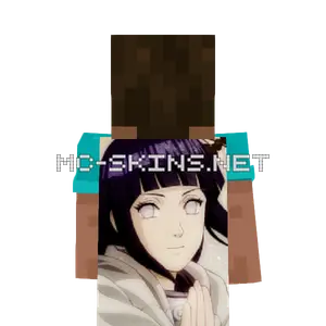 Hinata Hyuuga cape, outside and lining