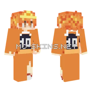 Hinata In A Dress Minecraft skin
