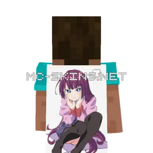 Hitagi Senjougahara School Uniform cape, outside and lining