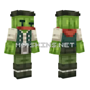 Hive Cacti Bandit Costume Minecraft skin