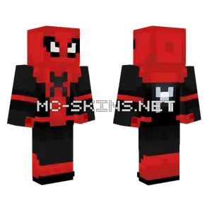 Hive Styled Spiderman Minecraft skin