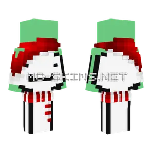 Holly Jolly Dream W Scarf Minecraft skin