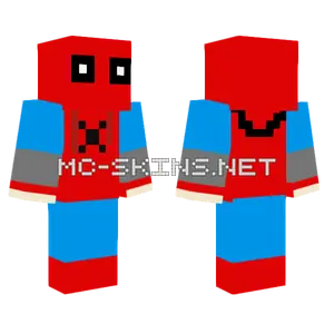 Homade Suit From Spider-Man Homecoming Minecraft skin