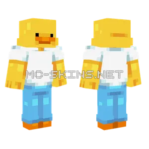 Homer Duckson Minecraft skin