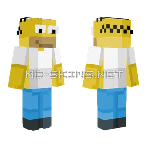 Homer Simpson Minecraft skin