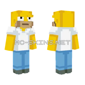 Homer Simpson Minecraft skin