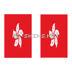 Hong Kong Flag cape, outside and lining
