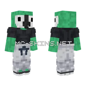 Honored Parrot Minecraft skin