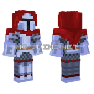 Hooded Knight Minecraft skin