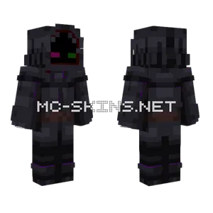 Hooded Shadowolf Minecraft skin