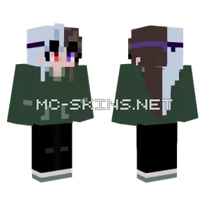 Hoodie Girl Minecraft skin