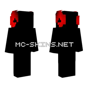 Horn Base Ruby Red Fade Ram Horns Minecraft skin