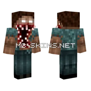 Horror Herobrine Minecraft skin